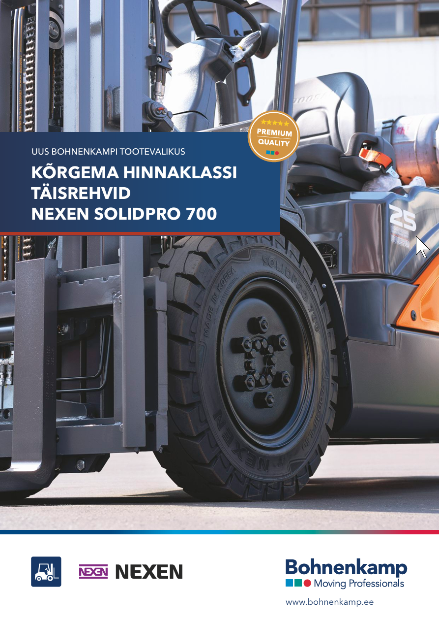 Kõrgema hinnaklassi täisrehvid NEXEN SOLIDPRO 700